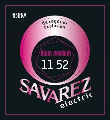 Струни для електрогітари Savarez F50BM Blues Medium сталь 11-52 127017 фото