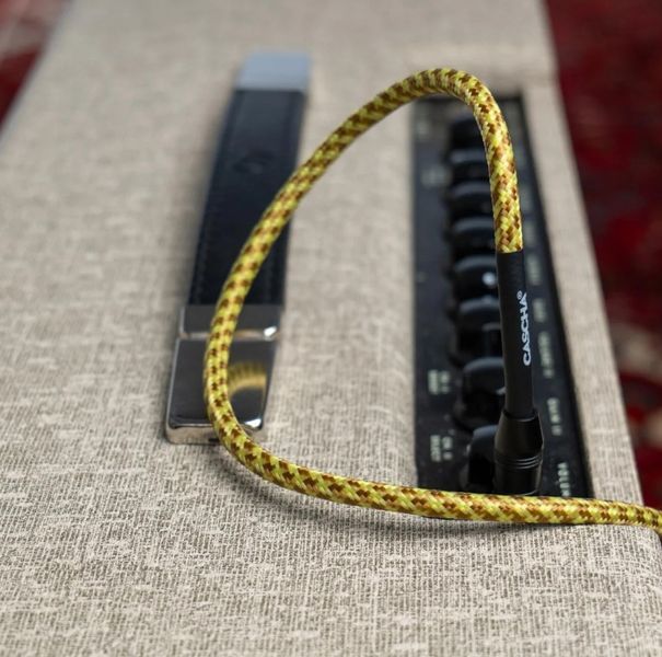 Кабель інструментальний Cascha CCP-G2STW3 (Professional Line Guitar Cable, Tweed Natural, 3 м) 24-10-05-57 фото