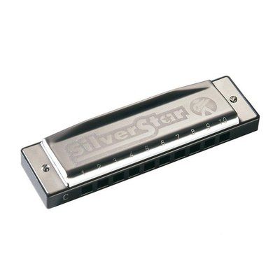 Губна гармошка Hohner M50403 D Silver Star (Тональність – D-major/Ре-мажор)10 отворів Діатонічна 110239 фото