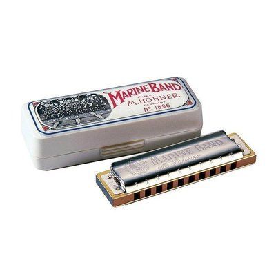 Губна гармошка Hohner M1896106 A Marine Band (Тональність &ndash; Ля-мажор) Діатонічна 10 отворів 126702 фото