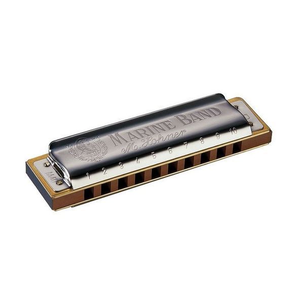 Губна гармошка Hohner M1896106 A Marine Band (Тональність &ndash; Ля-мажор) Діатонічна 10 отворів 126702 фото