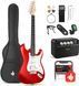 Набір електрогітара Donner Music DST-100 Sunburst Electric Guitar Kit Red EC1166 + комбопідсилювач + тюнер +чохол + ремінь 87532 фото 1