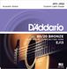 Струни для акустичної гітари D'Addario EJ13 80/20 Bronze Custom Light Acoustic Guitar Strings 11/52 78784 фото 2