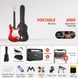 Набір електрогітара Donner Music DST-100 Sunburst Electric Guitar Kit Red EC1166 + комбопідсилювач + тюнер +чохол + ремінь 87532 фото 2