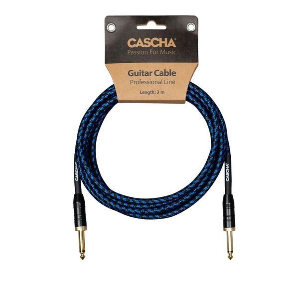 Кабель инструментальный CCP-G2SBL3 (Professional Line Guitar Cable, Tweed Blue, 3 м) 24-10-05-61 фото