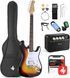 Набір електрогітара Donner Music DST-100 Sunburst Electric Guitar Kit Sunburst EC1098 + комбопідсилювач + тюнер +чохол + ремінь 87530 фото 1