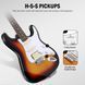 Набір електрогітара Donner Music DST-100 Sunburst Electric Guitar Kit Sunburst EC1098 + комбопідсилювач + тюнер +чохол + ремінь 87530 фото 4