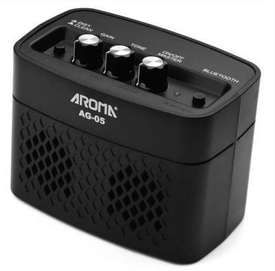 Комбоусилитель для электрогитары AROMA AMP AG05 BLACK мощность 5вт 87192 фото