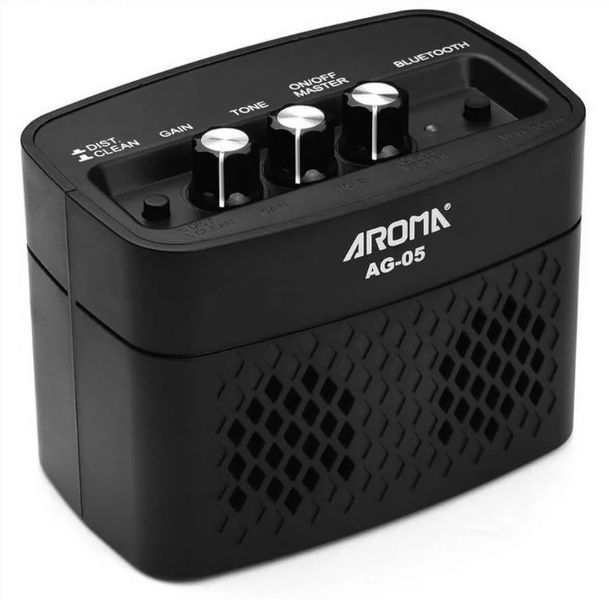 Комбопідсилювач для електрогітари AROMA AMP AG05 BLACK потужність 5вт 87192 фото
