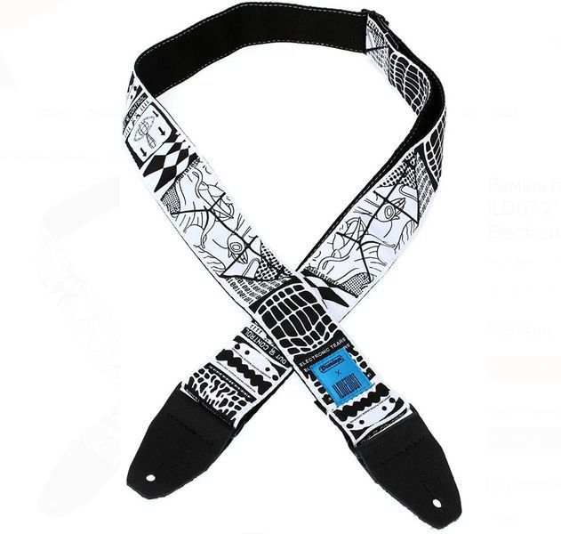 Ремінь гітарний Dunlop ILD07 2" I Love Dust Electronic Tears 126518 фото