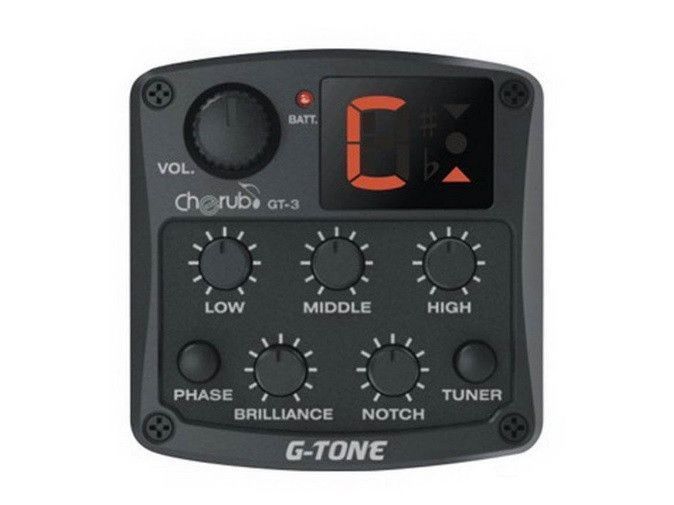 Електроакустична гітара Rafaga D 200 NA з п'єзодатчиком Cherub GT-3 Preamp, 4-х смуговий еквалайзер, тюнер, натуральний колір 84554 фото