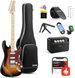 Набір електрогітара Donner Music DST-152 Electric Guitar Kit Sunburst EC1415 + комбопідсилювач + тюнер +чохол + ремінь 87535 фото 1