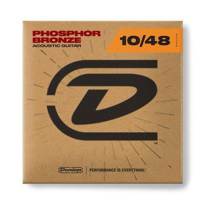 Струны для акустической гитары Dunlop DAP1048 Phosphor Bronze Extra Light (010-048) 78559 фото