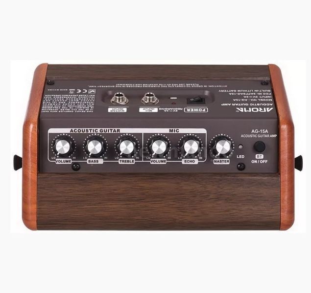 Акустический гитарный усилитель Aroma AG15A, 15 Вт 84017 фото