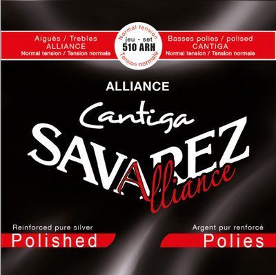 Струни для класичної гітари Savarez 510ARH Alliance Cantiga Polished Classical Guitar Strings Normal Tension Carbon 125293 фото