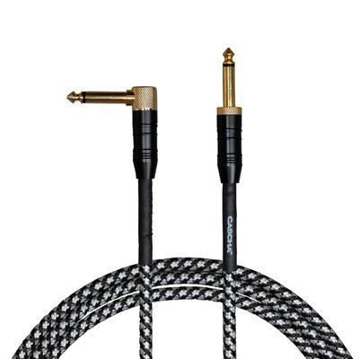 Кабель инструментальный Cascha CCP-G2ABK6 (Professional Line Guitar Cable, Tweed Black, 6 м) 24-10-05-53 фото