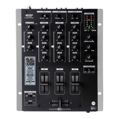 Мікшерний пульт для DJ GEMINI PS-626USB, 3-канальний 22-18-13-20 фото