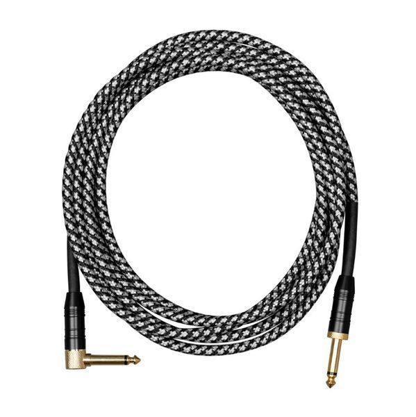 Кабель инструментальный Cascha CCP-G2ABK6 (Professional Line Guitar Cable, Tweed Black, 6 м) 24-10-05-53 фото