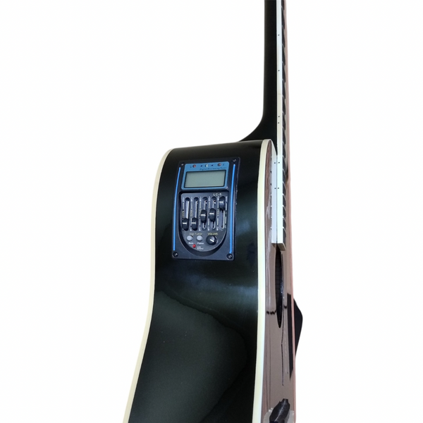 Электроакустическая гитара Equites EQ900C ВK 41 + Пьезодатчик Rose LC-5 85205-00239 фото