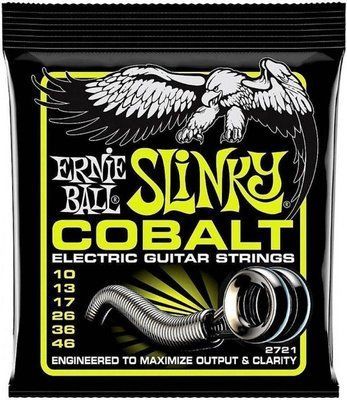 Струни для електрогітари Ernie Ball 2721 Cobalt Slinky Electric Guitar Strings 10/46 Ernie Ball 2721 фото
