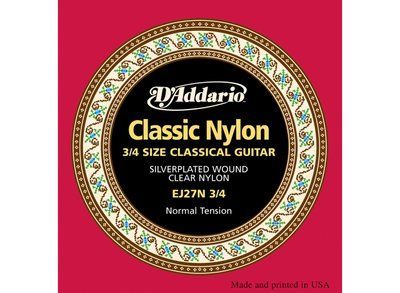 Струни для класичної гітари D'Addario EJ27N 3/4 Nylon Normal Tension 80598 фото