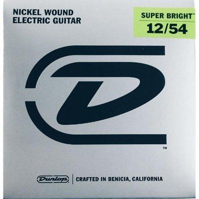 Струны для электрогитары Dunlop DESBN1254 Super Bright Heavy Electric Guitar Strings Nickel 12/54 122856 фото