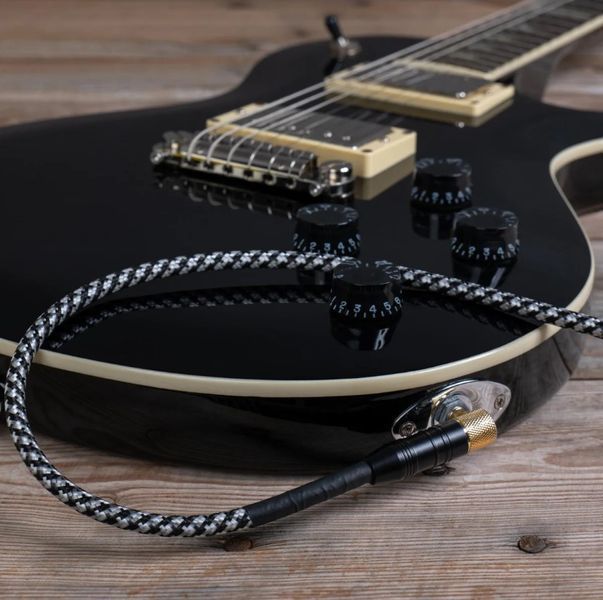 Кабель інструментальний Cascha CCP-G2ABK9 (Professional Line Guitar Cable, Tweed Black, 9 м) 24-10-05-54 фото