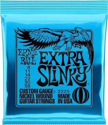 Струны для электрогитары Ernie Ball 2225 Extra Slinky 8-38 Ernie Ball 2225 фото