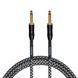 Кабель инструментальный Cascha CCP-G2SBK3 (Professional Line Guitar Cable, Tweed Black, 3 м) 24-10-05-55 фото 1