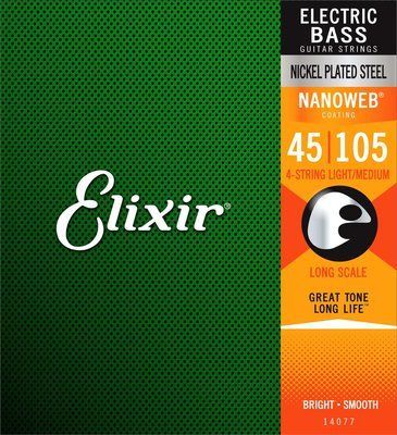 Набір струн для електро бас-гітари Elixir 14077 4S LM 530068 фото