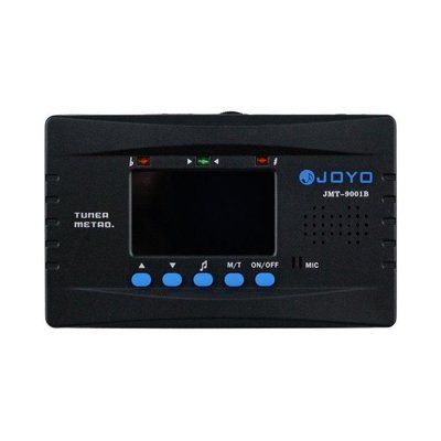 Тюнер-метроном хроматичний JOYO JMT-9001B, темп 30-250 уд/хв, універсальний, колір чорний 124450 фото