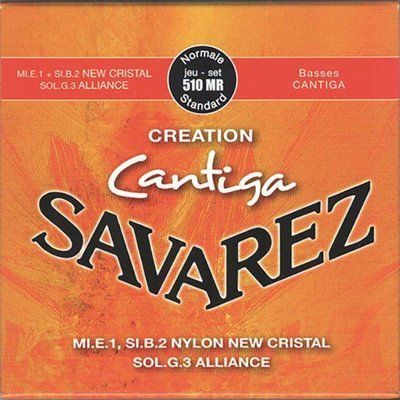 Струны для классической гитары Savarez 510MR Creation Cantiga Classical Strings Normal Tension Nylon 125297 фото