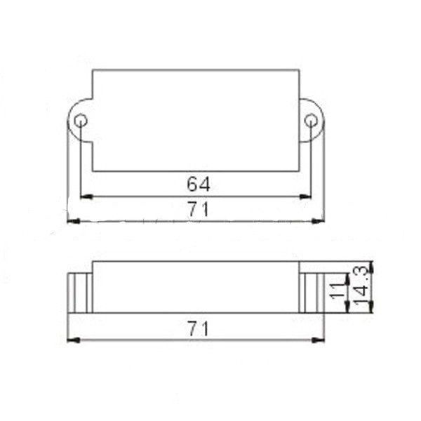 Jowell PK-12 BK Звукознімач для 4-х струнної бас-гітари 79694 фото