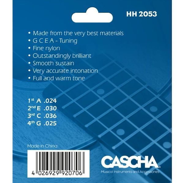 Струни для укулеле Cascha HH 2053 (Soprano) 24-10-07-23 фото