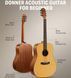 Набор акустическая гитара Donner Donner Music Acoustic Guitar 41 Inch Full-size EC983 + чехол + струны + тюнер + накладка + каподастр 87518 фото 3