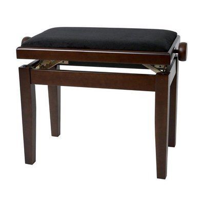 Банкетка для клавішних GEWA Deluxe Walnut matt, Висота &ndash; 48-57 см. G-130070 фото