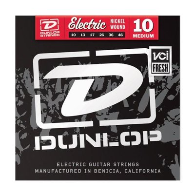 Струни Dunlop для електрогітари DEN1046 Nickel Plated Medium (010-046) 78564 фото