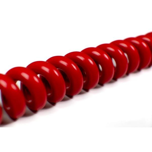 Кабель інструментальний Cascha CCA-G2RD6 (Advanced Line Guitar Cable Curly, Red, 6 м) 24-10-05-36 фото