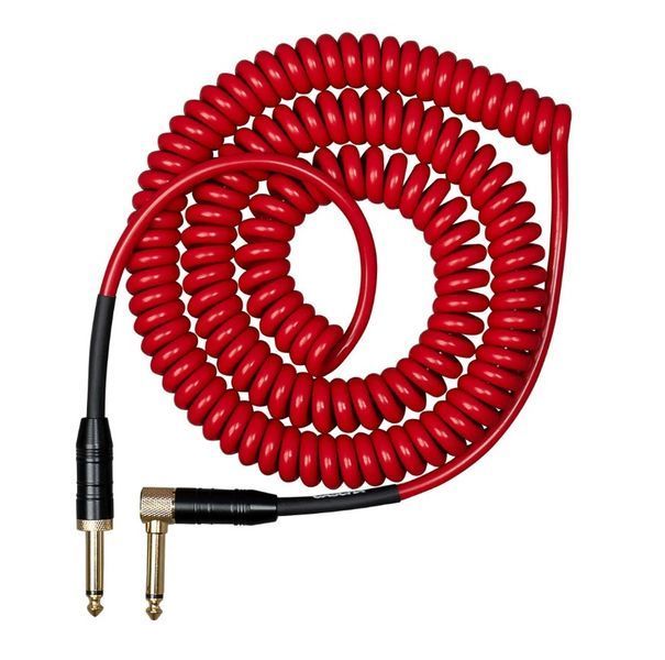 Кабель інструментальний Cascha CCA-G2RD6 (Advanced Line Guitar Cable Curly, Red, 6 м) 24-10-05-36 фото