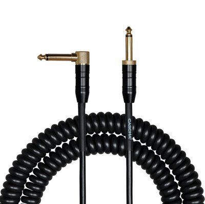Кабель инструментальный Cascha CCA-G2BK6 (Advanced Line Guitar Cable Curly, Black, 6 м) 24-10-05-37 фото