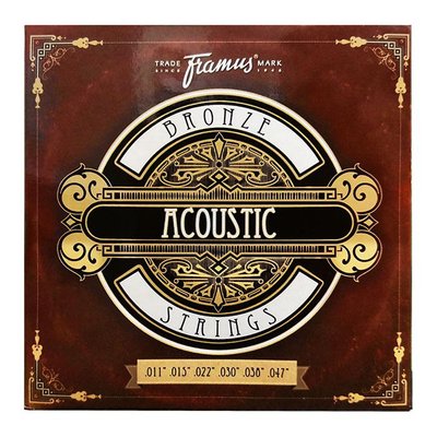 Струни для акустичної гітари FRAMUS 48200 Bronze Acoustic Light (011-047) 74780 фото