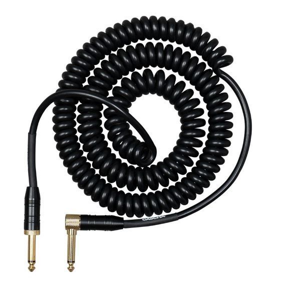 Кабель інструментальний Cascha CCA-G2BK6 (Advanced Line Guitar Cable Curly, Black, 6 м) 24-10-05-37 фото