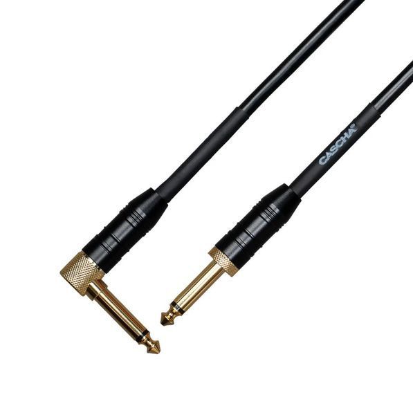Кабель інструментальний Cascha CCA-G2BK6 (Advanced Line Guitar Cable Curly, Black, 6 м) 24-10-05-37 фото