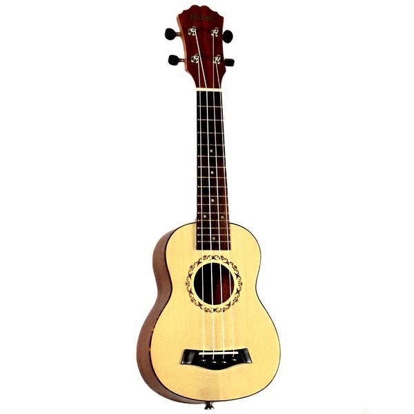Набор укулеле сопрано 21'' Osten UK110 с пьезодатчиком Cherub GU-1 + струны 84268-76358 фото