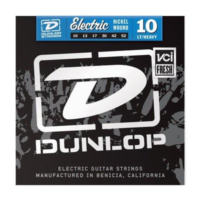 Струни Dunlop для електрогітари DEN1052 Nickel Plated Light/Heavy (010-052) 78669 фото