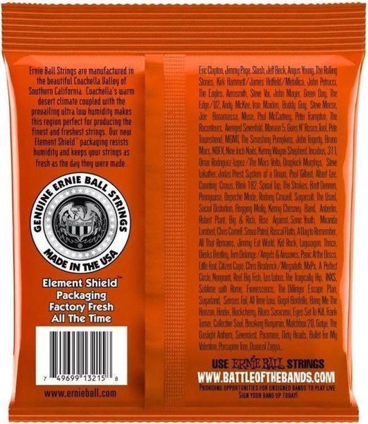 Струни для електрогітари 3 Sets Ernie Ball 2215 Slinky Top Heavy Bottom Nickel Wound 10/52 Ernie Ball 2215 фото