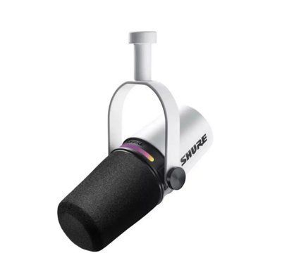 Мікрофон для мобільного запису SHURE MV7+-W 90081 фото