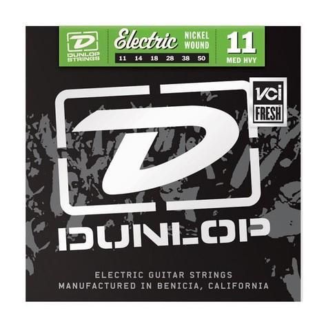 Струни Dunlop для електрогітари DEN1150 Nickel Plated Medium/Heavy (011-050) 78762 фото