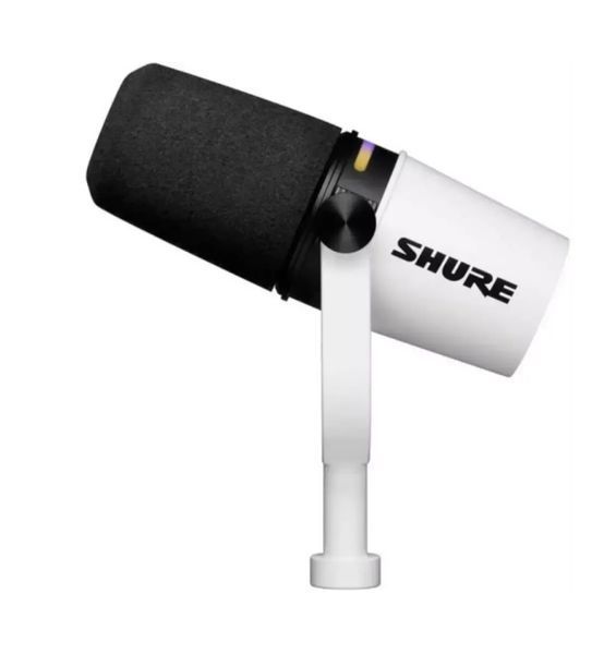 Мікрофон для мобільного запису SHURE MV7+-W 90081 фото