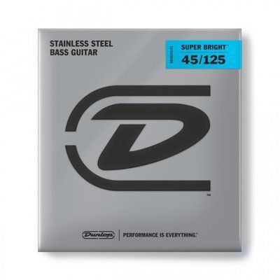 Струни для бас гітари (5 струн) Dunlop DBSBS45125M MD Scale Super Bright Nickel Plated 126935 фото